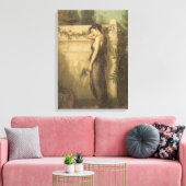 Vertrokken Maar Niet Vergeten (John William Waterh Canvas Afdruk (Insitu (Woonkamer))