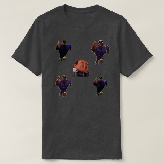 Vertrokken met een mogelijkheid om Sticker te verp T-shirt (Design voorkant)