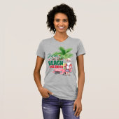 Vertrokken naar het strand Liefde Santa-tropische  T-shirt (Voorkant volledig)