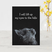 Vertroostende Bijbeltekst Bijbelvers Aanmoediging Kaart (Gele Bloem)