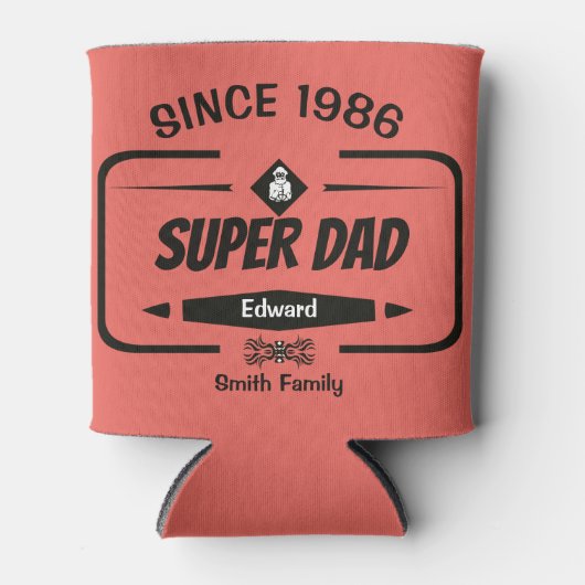 Vertrouw aan de superheld blikjeskoeler (Voorkant)