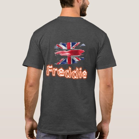 Vertrouw aan het vuur van Freddie T-shirt (Achterkant)