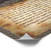 Vertrouw aan onze dame van Sorrows. Poster (Hoek)