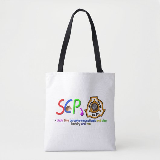 vertrouw dado fijne SCP-tas Tote Bag (Voorkant)