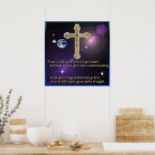 Vertrouw de Heer met al je hart Poster (Keuken)