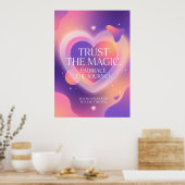 Vertrouw de Magische Hemel Quote Poster | Droomach (Keuken)