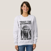 VERTROUW DE OVERHEID INDIAN T-SHIRTS TEES (Voorkant volledig)