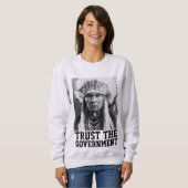 VERTROUW DE OVERHEID INDIË T-SHIRTS TEES (Voorkant volledig)