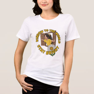 Vertrouw De Proces Citaat Kunst Tri-Blend Shirt