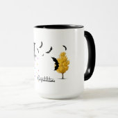 Vertrouw De Reis Coffee Mok - Inspirerende Keramie (Voorkant rechts)