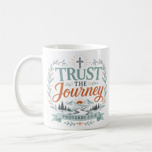 Vertrouw De Reis Inspirerende Spirituele Quote Koffiemok