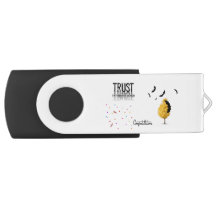 Vertrouw De Reis USB Flash Drive - Motiverend T