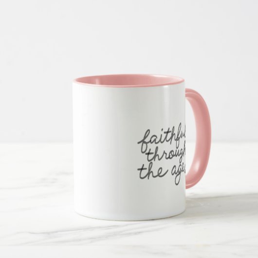 Vertrouw door het Christelijke geloof in de jaren  Mok (Voorkant rechts)