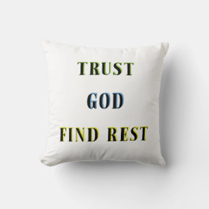 VERTROUW EROP DAT GOD RUST VINDT KUSSEN