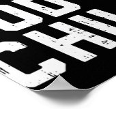 Vertrouw God Chill Funny Jesus Faith Religieuze Ch Poster (Hoek)