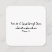 Vertrouw God Informatiekaartje (Achterkant)