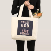 Vertrouw God Leef Onbevreesd Tassen Christelijke V (Voorkant (product))