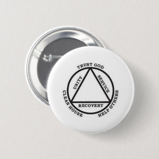 Vertrouw God, Maak Huis Werk, Help Anderen (Badge) Ronde Button 5,7 Cm