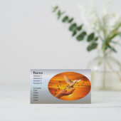 Vertrouw God met Dove in Hand Visitekaartje (Staand voorkant)