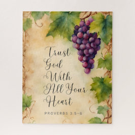 Vertrouw God Met Je Hele Hart Spreuken 3:5-6 Legpuzzel
