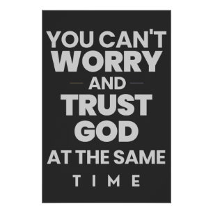 Vertrouw God Poster