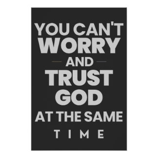 Vertrouw God Poster