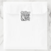 Vertrouw God Ronde Sticker (Tas)