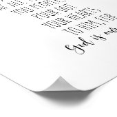 Vertrouw hem altijd, psalm 62:8 poster (Hoek)