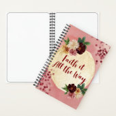 Vertrouw het helemaal notitieboek (Binnen)