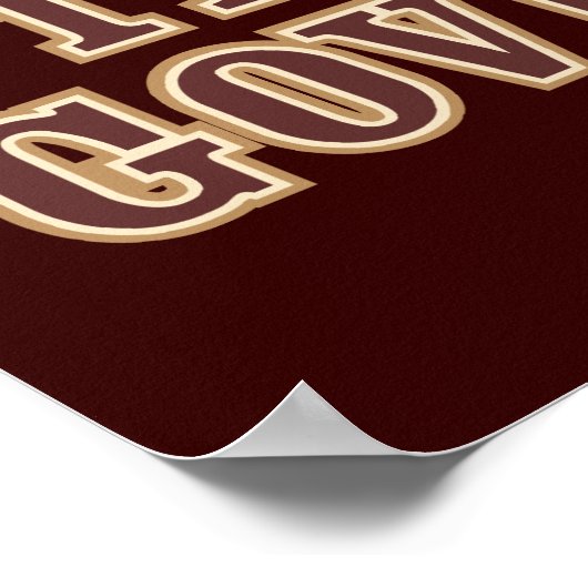 Vertrouw het Poster van de regering (Hoek)