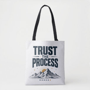 Vertrouw het Proces Inspirerende Berg Groei Mi Tote Bag