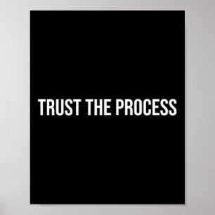 Vertrouw Het Proces, Therapie Voor Geestelijke Gez Poster