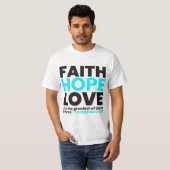 Vertrouw hoop en liefde t-shirt (Voorkant volledig)