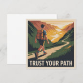 Vertrouw Je Pad Kaart (Voorkant / Achterkant)