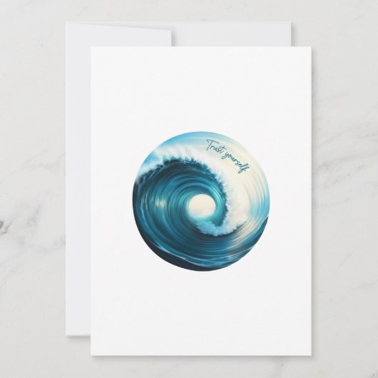 vertrouw jezelf kaart (Voorkant)