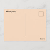Vertrouw jezelf Minimalistische Boho Motiverend Briefkaart (Achterkant)