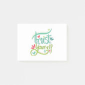 Vertrouw jezelf post-it® notes (Voorkant)