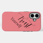 'Vertrouw jezelf' Zin in zwarte letters  Case-Mate iPhone Case (Achterkant (horizontaal))