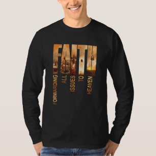 Vertrouw Jezus Christelijk door alle problemen aan T-shirt