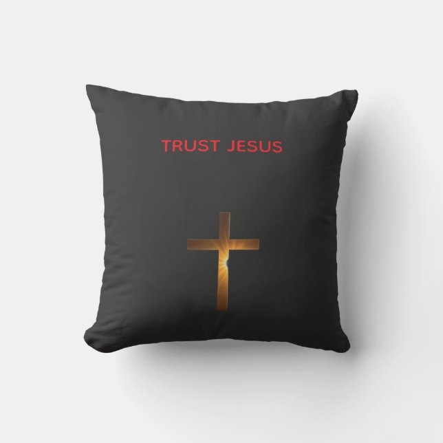 Vertrouw Jezus Kussen (Voorkant)