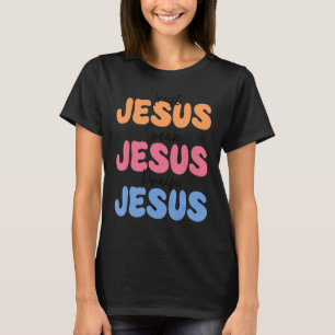 Vertrouw Jezus spreekt Jezus Pruis Jezus T-shirt