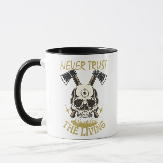 vertrouw levende gothic en horrorfans nooit mok (Links)