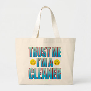Vertrouw me aan Cleaner Life B Grote Tote Bag