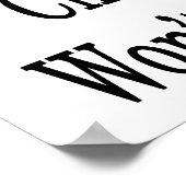 Vertrouw me aan het leren over scheikunde. poster (Hoek)