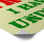 Vertrouw me - alles onder controle poster (Hoek)