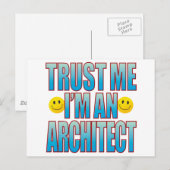 Vertrouw me Architect Life B Briefkaart (Voorkant / Achterkant)