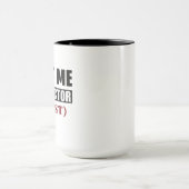 Vertrouw me bijna aan een dokter mok (Midden)