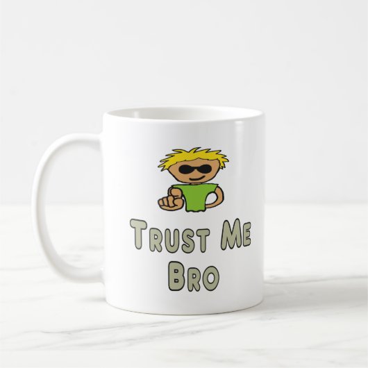 Vertrouw Me Bro Koffiemok (Links)