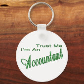Vertrouw me dat ik een accountant ben sleutelhanger (Voorkant)