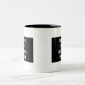 Vertrouw me dat ik een Aerospace Engineer ben Tweekleurige Koffiemok (Center)